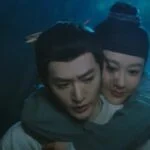 Глава 42 – Душа и в снах не находит покоя Сцена из исторической драмы с двумя персонажами в лесу