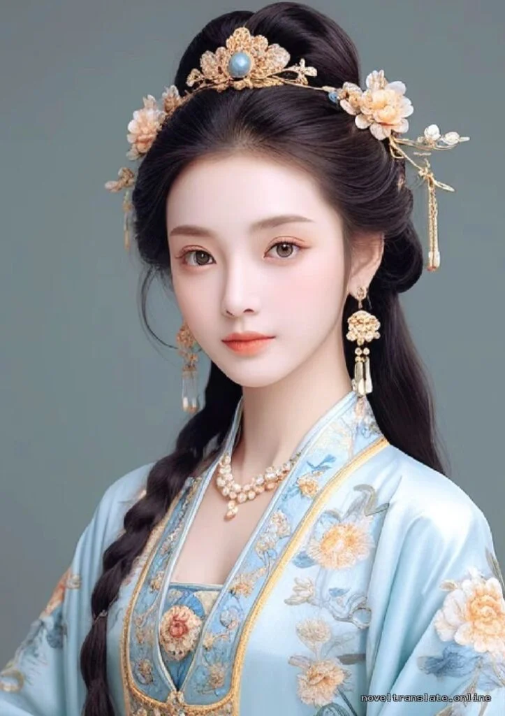 AI-сгенерированное изображение женщины в традиционном костюме