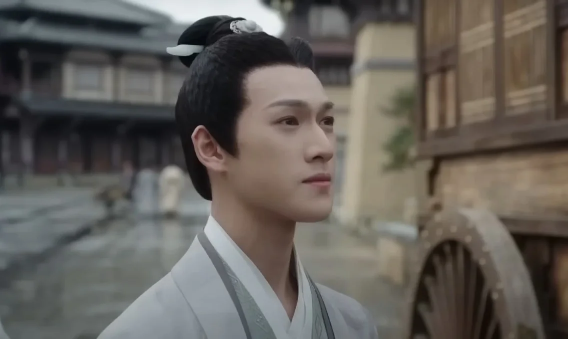 Искусственно созданный персонаж в традиционной азиатской одежде