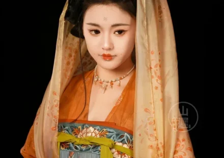 Первая красавица Чанъаня Искусственно созданный портрет женщины в традиционной одежде