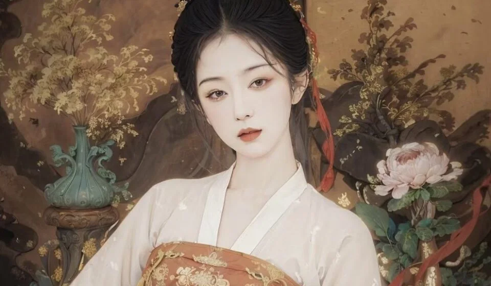 Искусственный интеллект создает портрет в традиционном восточном стиле