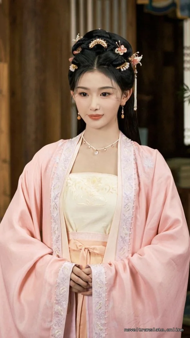 Женщина в традиционном азиатском платье с изысканными украшениями