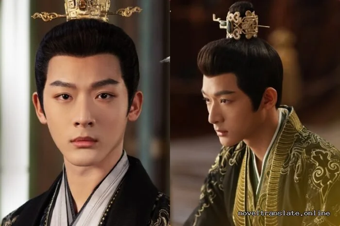 Искусственно созданный портрет азиатского мужчины в традиционной одежде